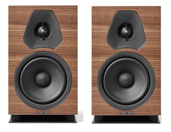 Sonus Faber Lumina II kolumny podstawkowe walnut front